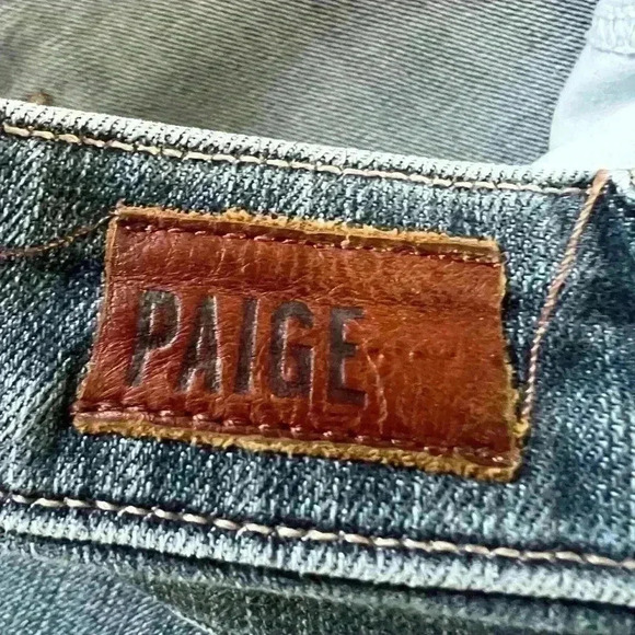 PAIGE Verdugo Ankle Straight Dark Wash Jeans Women’s Size 28 - Picture 3 of 8